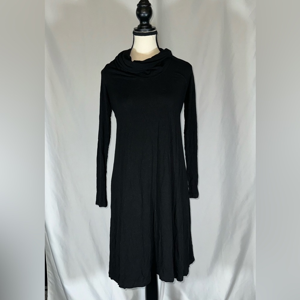 Eileen Fisher Long Sleeve Dress w/Cowl Neck